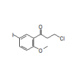 3-Chloro-1-(5-iodo-2-methoxyphenyl)-1-propanone
