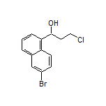 1-(6-Bromo-1-naphthyl)-3-chloro-1-propanol