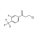3-Chloro-1-[3-iodo-4-(trifluoromethyl)phenyl]-1-propanone