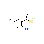 3-(2-Bromo-5-fluorophenyl)isoxazolidine