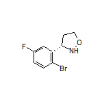 (S)-3-(2-Bromo-5-fluorophenyl)isoxazolidine