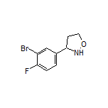 3-(3-Bromo-4-fluorophenyl)isoxazolidine