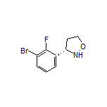 (S)-3-(3-Bromo-2-fluorophenyl)isoxazolidine