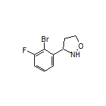 3-(2-Bromo-3-fluorophenyl)isoxazolidine