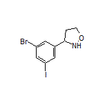 3-(3-Bromo-5-iodophenyl)isoxazolidine