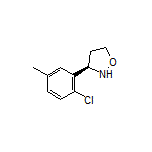 (R)-3-(2-Chloro-5-methylphenyl)isoxazolidine