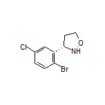 (S)-3-(2-Bromo-5-chlorophenyl)isoxazolidine