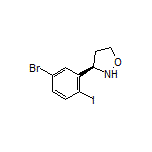 (R)-3-(5-Bromo-2-iodophenyl)isoxazolidine