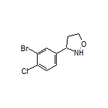 3-(3-Bromo-4-chlorophenyl)isoxazolidine