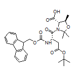 (4S,5R)-3-[(S)-2-(Fmoc-amino)-4-(tert-butoxy)-4-oxobutanoyl]-2,2,5-trimethyloxazolidine-4-carboxylic Acid