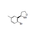 (R)-3-(2-Bromo-5-methylphenyl)isoxazolidine