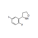 3-(2-Fluoro-5-iodophenyl)isoxazolidine