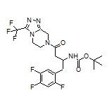 3-(Boc-amino)-1-[3-(trifluoromethyl)-5,6-dihydro-[1,2,4]triazolo[4,3-a]pyrazin-7(8H)-yl]-4-(2,4,5-trifluorophenyl)-1-butanone