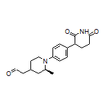 2-[(2S)-1-[4-(2,6-Dioxo-3-piperidyl)phenyl]-2-methyl-4-piperidyl]acetaldehyde