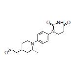 2-[(2R)-1-[4-[2,4-Dioxotetrahydropyrimidin-1(2H)-yl]phenyl]-2-methyl-4-piperidyl]acetaldehyde