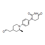 2-[(2S)-1-[4-[2,4-Dioxotetrahydropyrimidin-1(2H)-yl]phenyl]-2-methyl-4-piperidyl]acetaldehyde