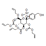 Allyl (2S,3S,4S,5R,6R)-3,4,5-Tris[[(allyloxy)carbonyl]oxy]-6-hydroxy-6-[4-(hydroxymethyl)-2-nitrophenyl]tetrahydro-2H-pyran-2-carboxylate