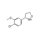 3-(4-Chloro-3-methoxyphenyl)isoxazolidine