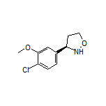 (R)-3-(4-Chloro-3-methoxyphenyl)isoxazolidine