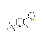 3-[2-Fluoro-4-(trifluoromethyl)phenyl]isoxazolidine
