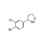 3-(4-Bromo-3-chlorophenyl)isoxazolidine