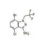 7-Bromo-4-chloro-1-(2,2,2-trifluoroethyl)-1H-indazol-3-amine