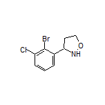 3-(2-Bromo-3-chlorophenyl)isoxazolidine