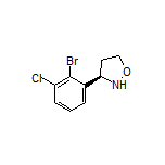 (R)-3-(2-Bromo-3-chlorophenyl)isoxazolidine