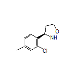 (R)-3-(2-Chloro-4-methylphenyl)isoxazolidine