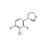 3-(3-Chloro-2,4-difluorophenyl)isoxazolidine