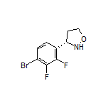 (S)-3-(4-Bromo-2,3-difluorophenyl)isoxazolidine
