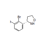 (S)-3-(2-Bromo-3-iodophenyl)isoxazolidine