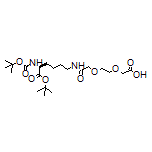 (S)-14-(Boc-amino)-17,17-dimethyl-8,15-dioxo-3,6,16-trioxa-9-azaoctadecan-1-oic Acid