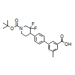 4’-(1-Boc-3,3-difluoro-4-piperidyl)-5-methyl-[1,1’-biphenyl]-3-carboxylic Acid