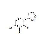 3-(4-Chloro-2,3-difluorophenyl)isoxazolidine