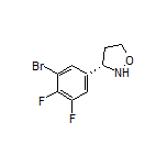 (S)-3-(3-Bromo-4,5-difluorophenyl)isoxazolidine