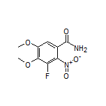 3-Fluoro-4,5-dimethoxy-2-nitrobenzamide