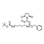 2,5-Dioxo-1-pyrrolidinyl (R)-2-(Cbz-amino)-6-(Boc-amino)hexanoate