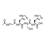 (2S,5S,8S)-2,8-Bis[(5-imidazolyl)methyl]-5-(hydroxymethyl)-4,7,10,14-tetraoxo-3,6,9,13-tetraazapentadecan-1-oic Acid