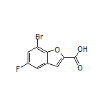 7-Bromo-5-fluorobenzofuran-2-carboxylic Acid