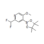2-(Difluoromethyl)-5-methoxypyridine-4-boronic Acid Pinacol Ester