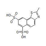 2-Methylnaphtho[2,1-d]thiazole-6,8-disulfonic Acid