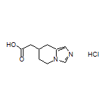 2-(5,6,7,8-Tetrahydroimidazo[1,5-a]pyridin-7-yl)acetic Acid Hydrochloride