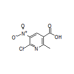 6-Chloro-2-methyl-5-nitronicotinic Acid