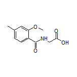 2-(2-Methoxy-4-methylbenzamido)acetic Acid