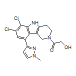 1-[6,7-Dichloro-9-(1-methyl-3-pyrazolyl)-3,4-dihydro-1H-pyrido[4,3-b]indol-2(5H)-yl]-2-hydroxyethanone