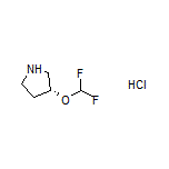 (R)-3-(Difluoromethoxy)pyrrolidine Hydrochloride
