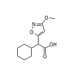 2-Cyclohexyl-2-(3-methoxy-5-isoxazolyl)acetic Acid