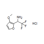 2,2,2-Trifluoro-1-(3-methoxy-2-furyl)ethanamine Hydrochloride