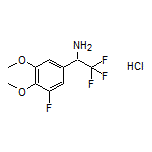 2,2,2-Trifluoro-1-(3-fluoro-4,5-dimethoxyphenyl)ethanamine Hydrochloride
